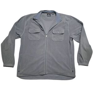 Zodiac Men's PerformX Gray Fleece fmFull Zip Up Jacket Size XXL
